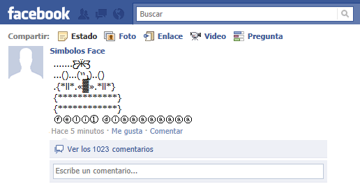 Simbolo Torta Feliz Cumpleanos para Facebook