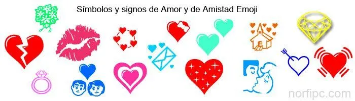 simbolos-signos-amor-amistad- ...