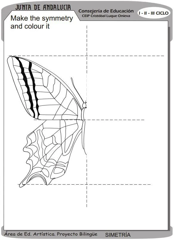Simetría, un cuadernillo de Artística Bilingüe - Didactalia ...