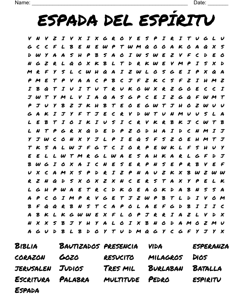 Similar to sopa de letras Word Search - WordMint