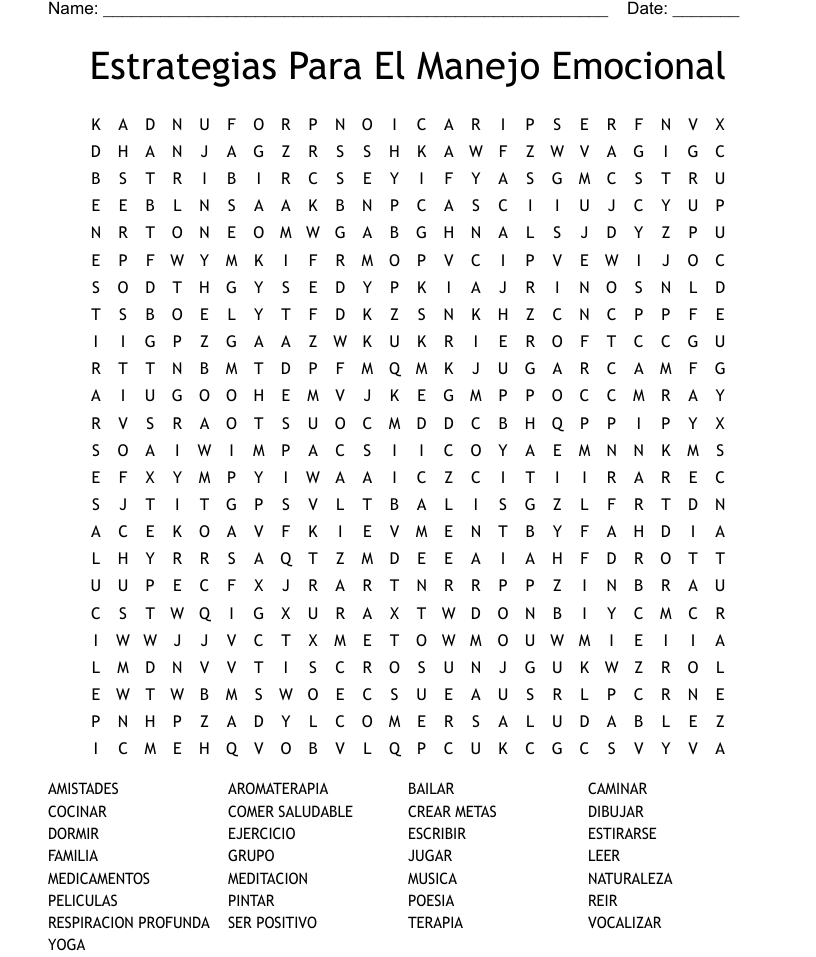 Similar to Sopa de Letras Word Search - WordMint