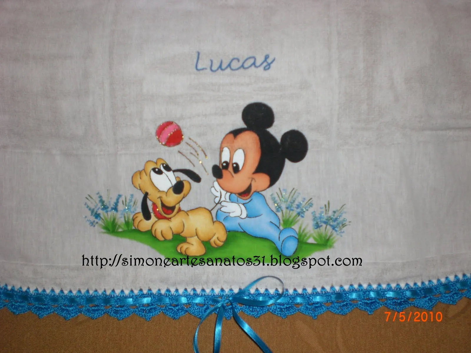 Simone Artesanatos: Fralda infantil disney baby