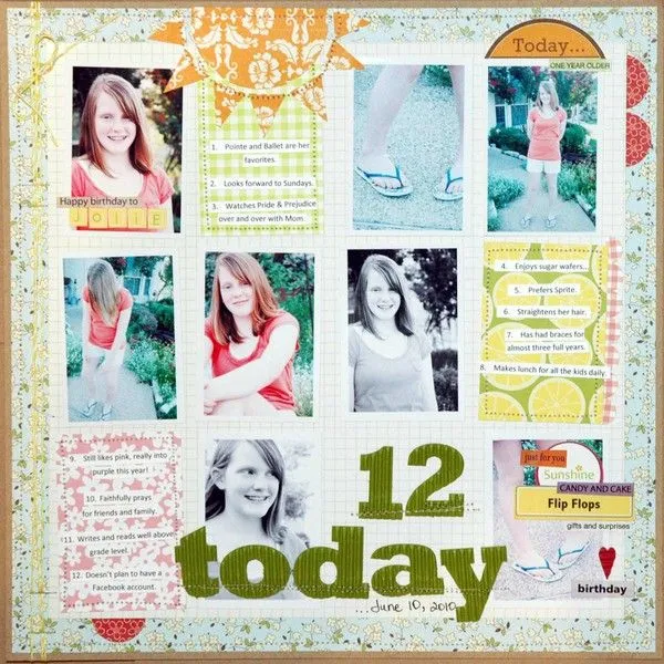 Simple ideas for scrapbooking birthdays - Simple Scrapper