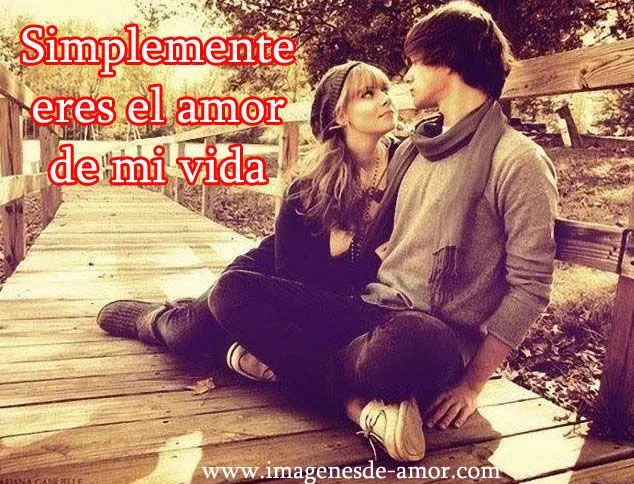 Simplemente eres el amor de mi vida (imagen para facebook de ...