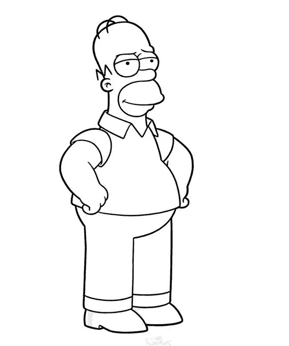 Los simpson para dibujar homero - Imagui