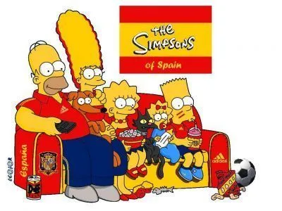 Los Simpson con la Roja - Fotos FormulaTV