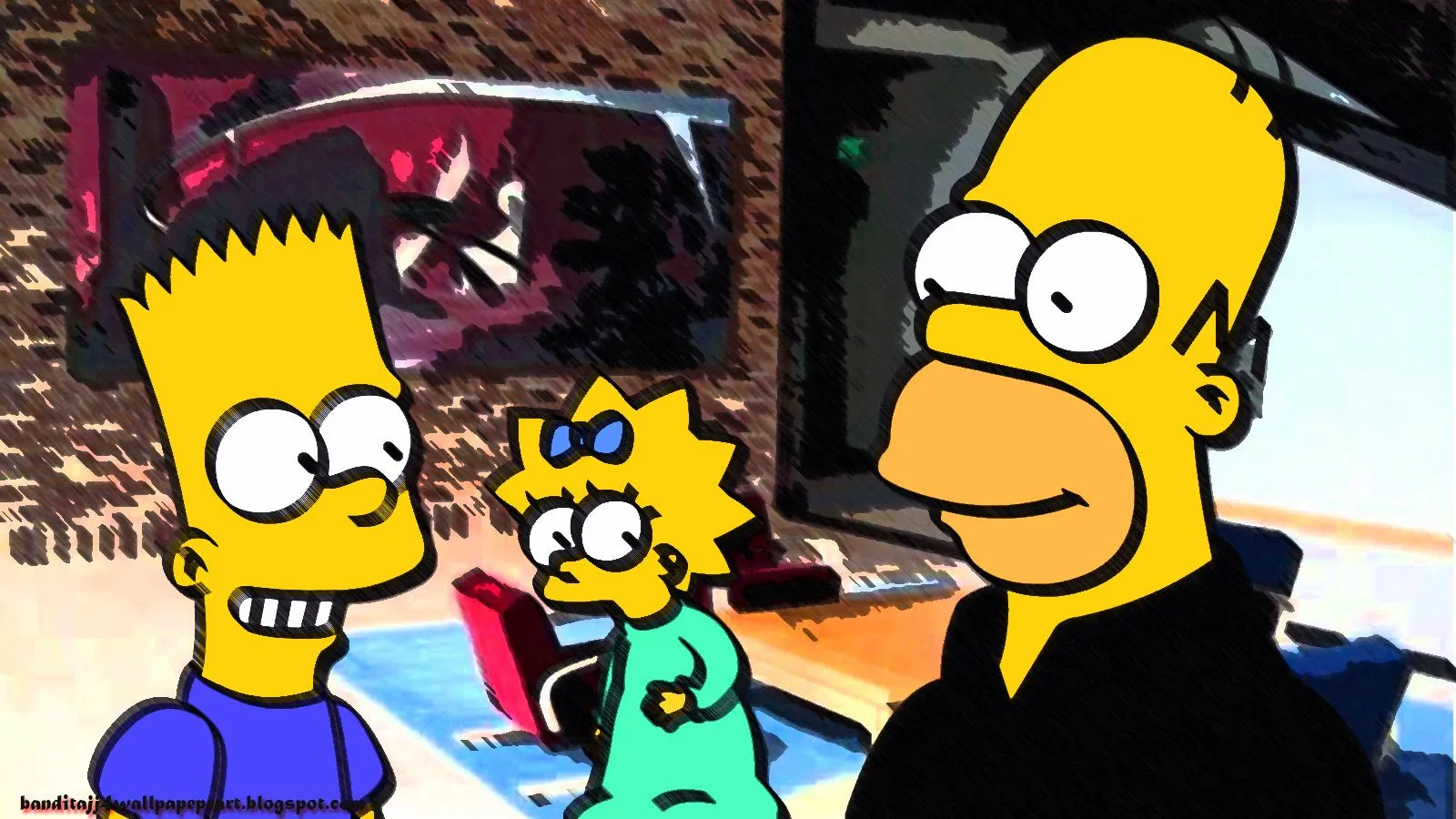 Simpson Wallpaper Widescreen | 1600x900