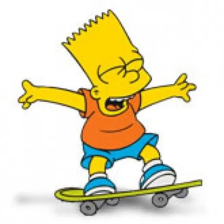 Simpsonovi - Fotoalbum - Bart Simpson - bart-skating