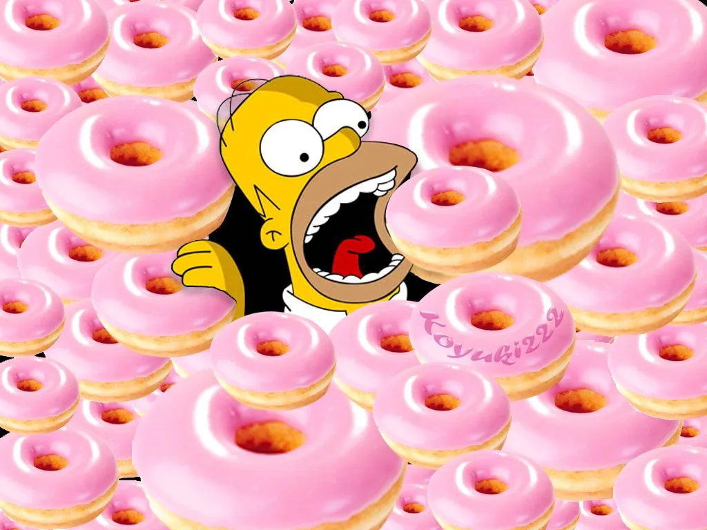 Simpsons, Homer Donut. by ~koyuki222 on deviantART