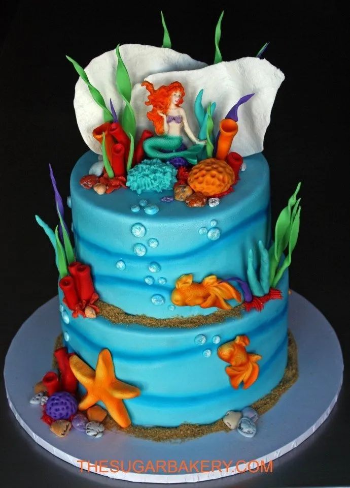 LA SIRENITA, ARIEL | Pasteles | Pinterest