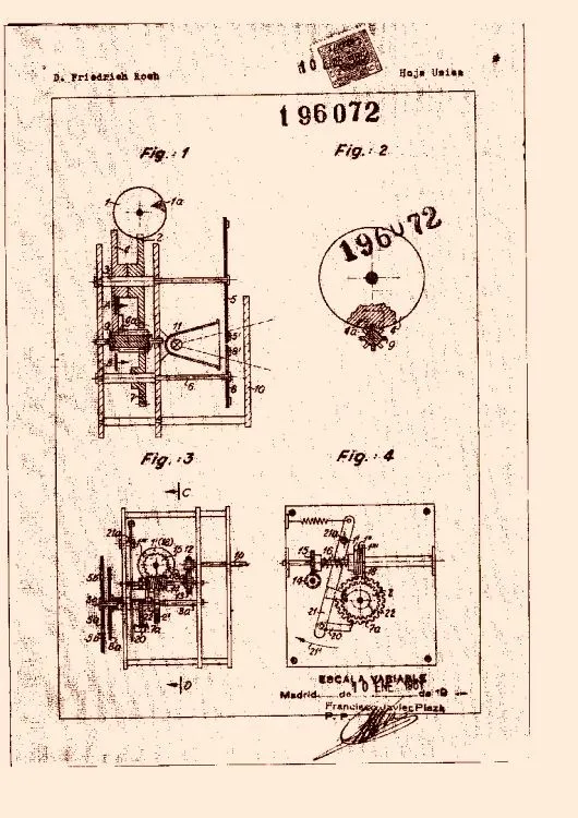 Nuevo sistema de reloj sin manecillas (16 de diciembre de 1952).