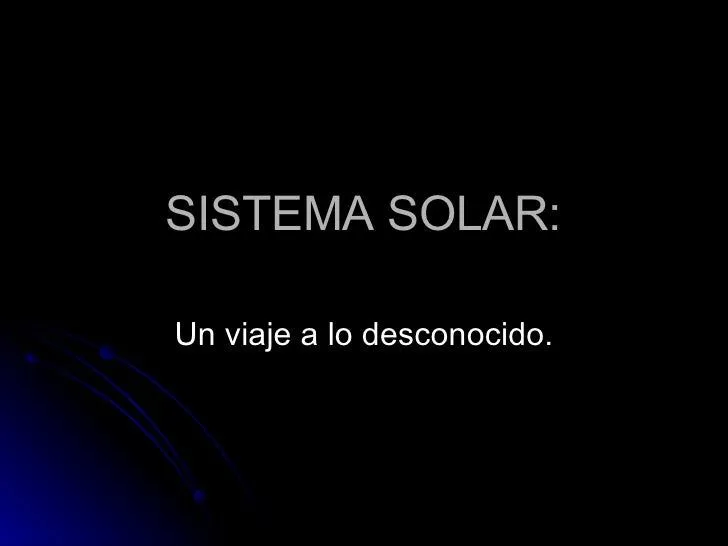 Sistema Solar