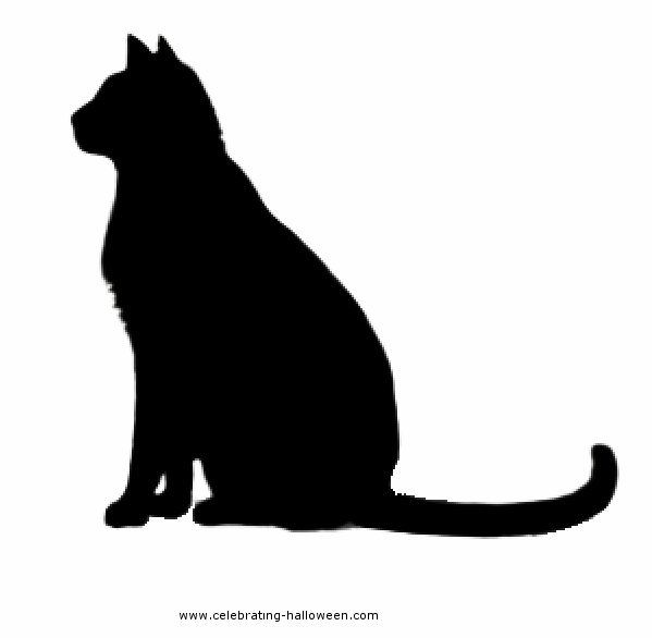 Sitting Cat Stencil | Free Silhouettes for Crafts/Art/Mixed Media ...