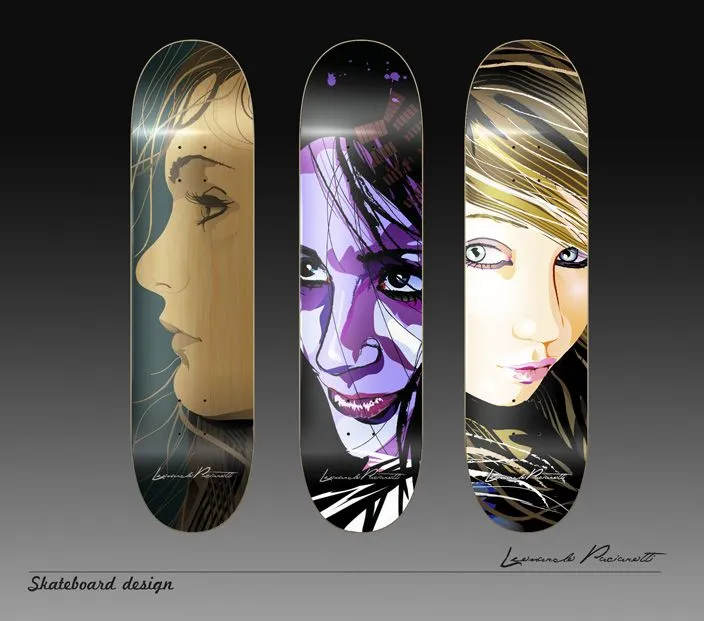 skate girl design