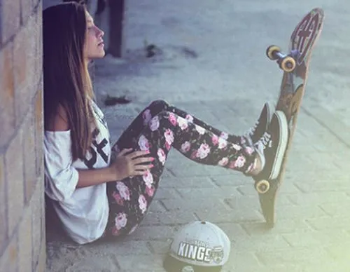 skate skateboarding vans hair girl shoes CAP loveabstractfeeling •