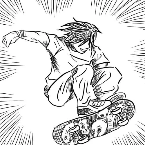 Skater boy by ObakeGHOST on deviantART