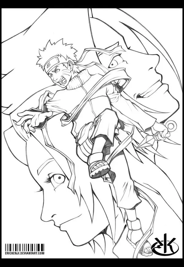 Sketch - Naruto Shippuuden by ~erickenji on deviantART