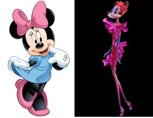 Skinny Minnie, que flaquita! - mirá mamá