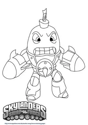 skylanders swap force Coloriage