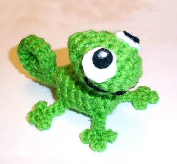 2 Small Pascal the Chameleon Plush RESERVED by HappySquidMuffin