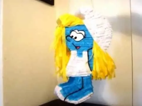 Smurfs pinatas (los pitufos). - YouTube