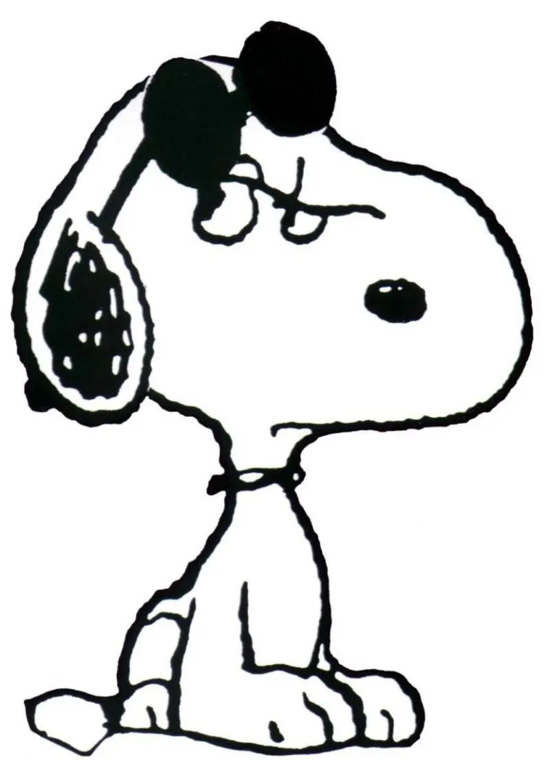 Snoopy dibujos para colorear - Dibujos para colorear - IMAGIXS