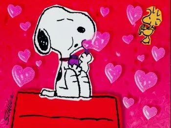 Snoopy enamorado - Imagui