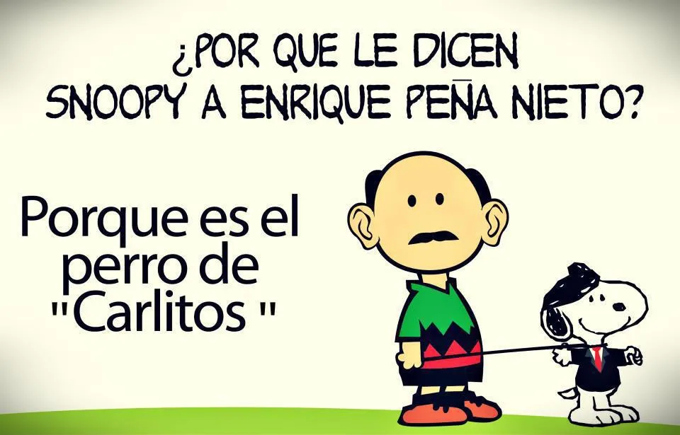 Por qué le dicen “Snoopy” a Peña Nieto?