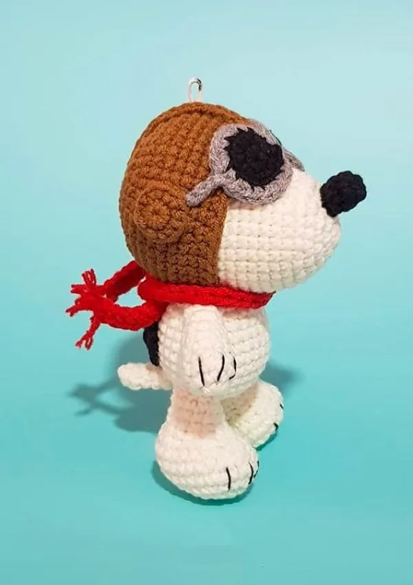 Snoopy Perro Amigurumi Patrón gratis - Lovelycraft