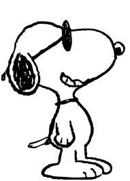 Snoopy, es mi personaje de caricatura favorito, y mi perro favorito ...