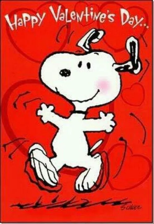 Snoopy Valentine's day | Happy Hearts Day | Pinterest