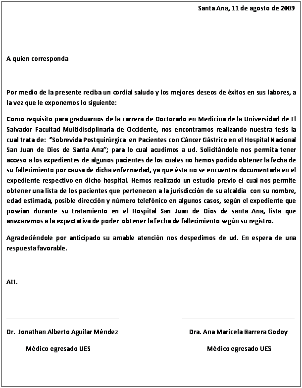 Sobrevida postquirúrgica en los pacientes con cáncer gástrico ...