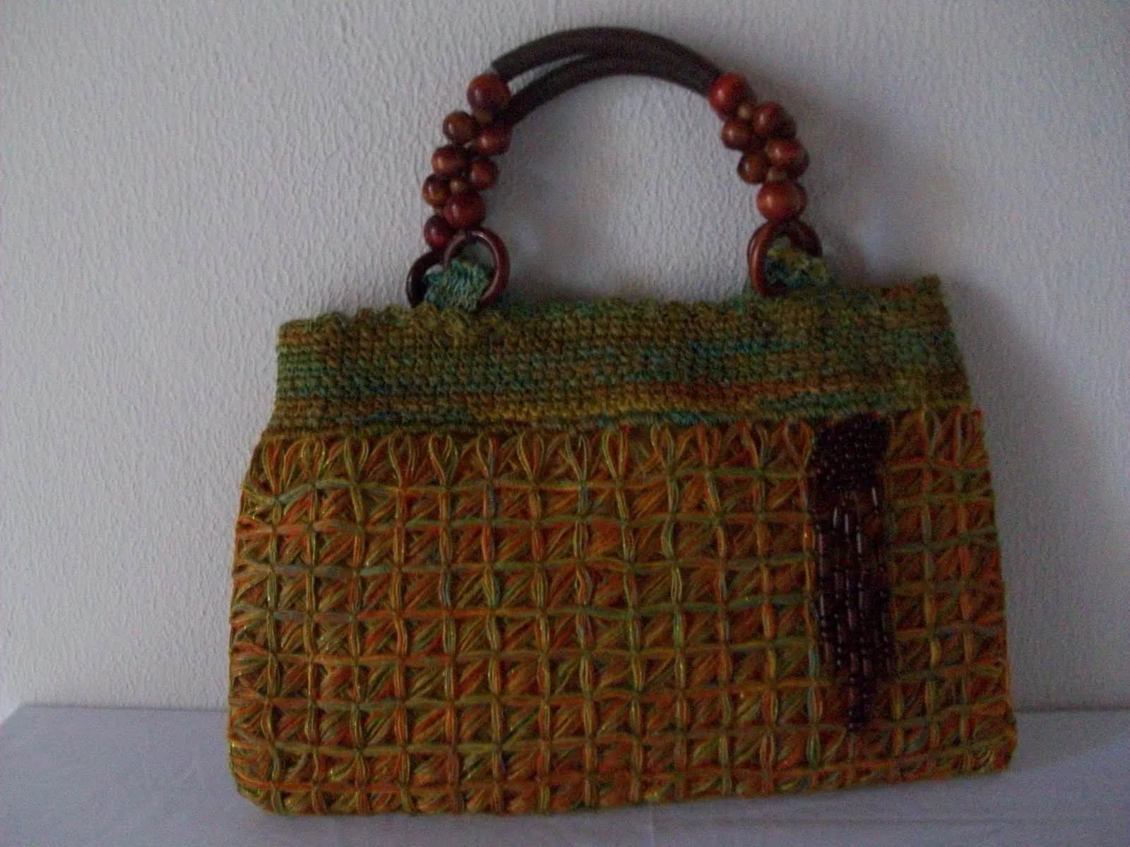 soco-arte manual: bolso tejido en telar maya crochet