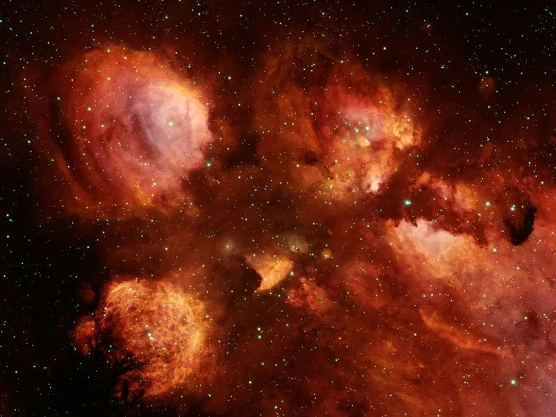 El Sofista: Gran ángulo de la Nebulosa de la Pata de Gato