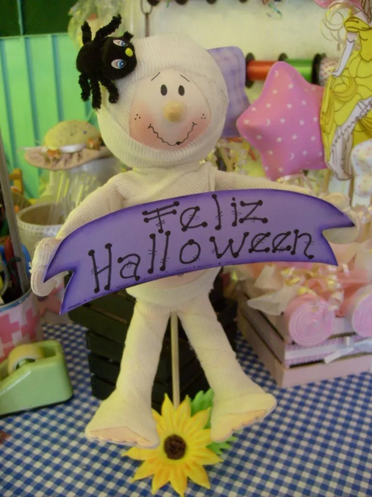 Sol y Luna: Figuras en fomi halloween