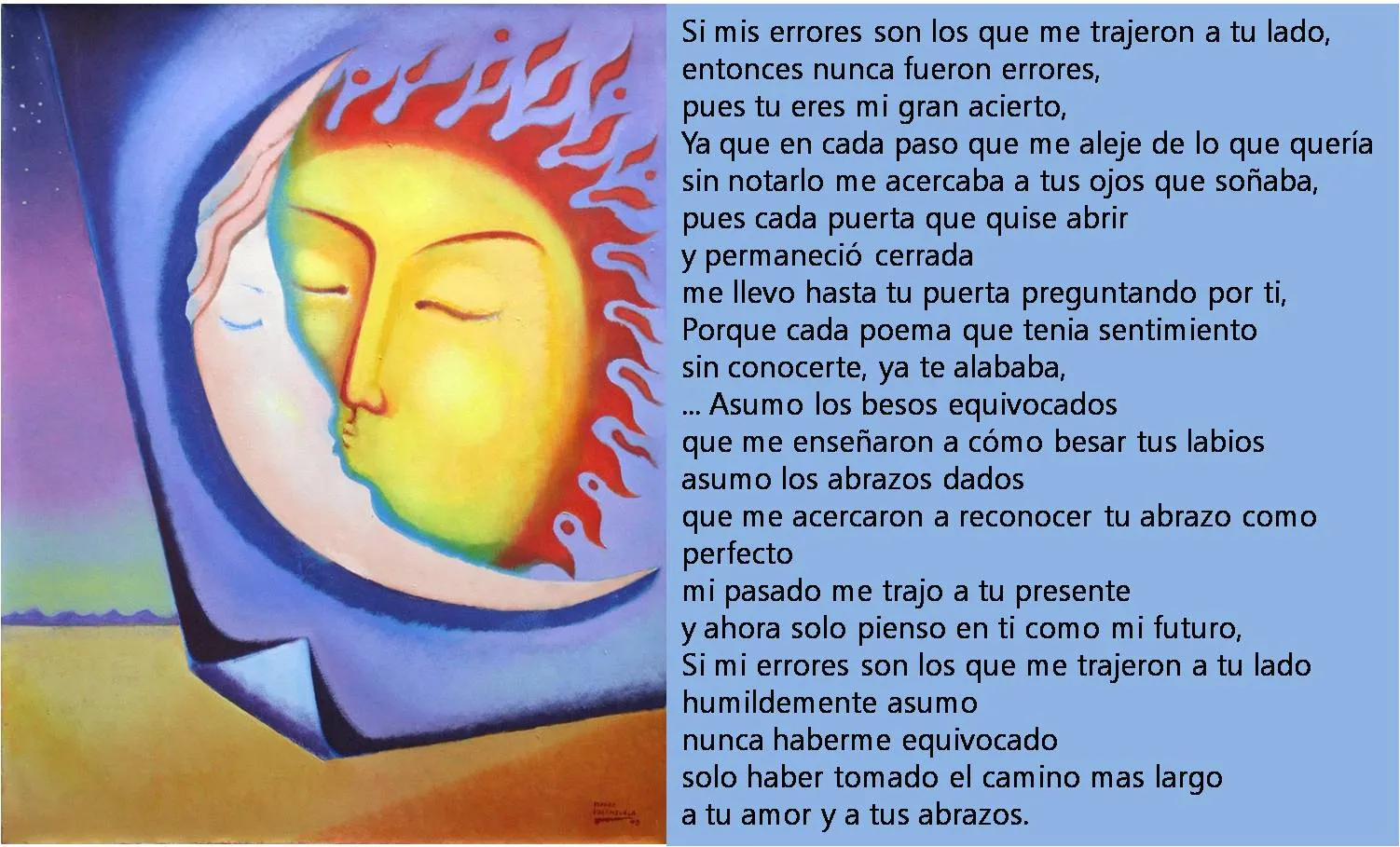 sol y luna (tu y yo) el poema perfecto | POEMAS DE UN CARACOL