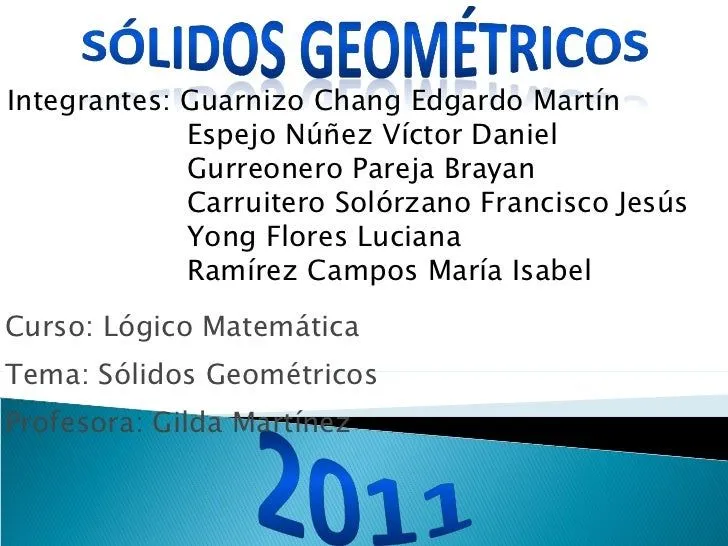 Solidos geometricos