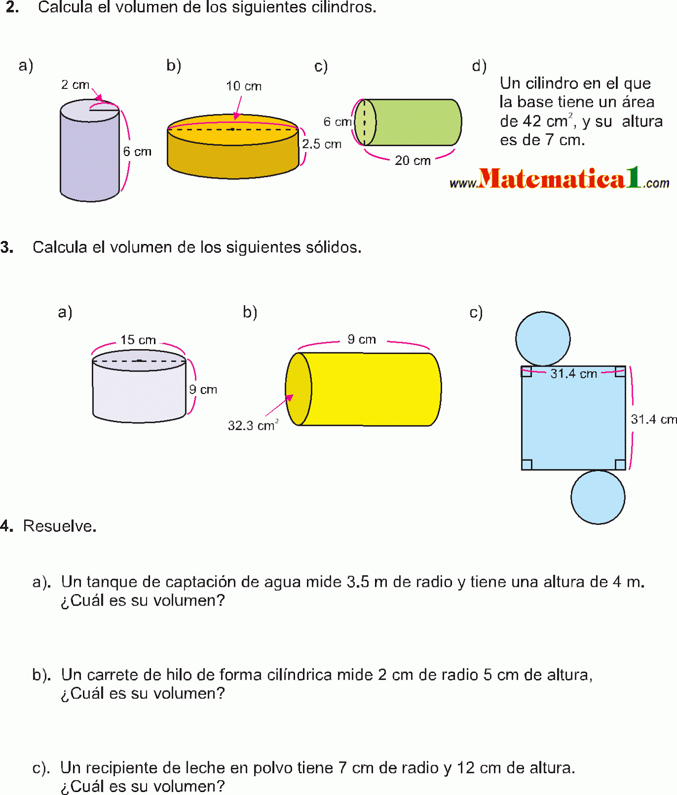 SOLIDOS+GEOMETRICOS+EJERCICIOS ...