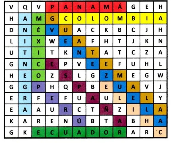 Soluciones a la sopa de letras del “Día E” | En Clave de Niños