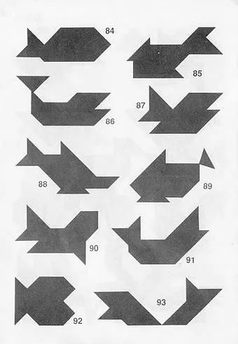 Soluciones Tangram. Descubre cómo formar las figuras.