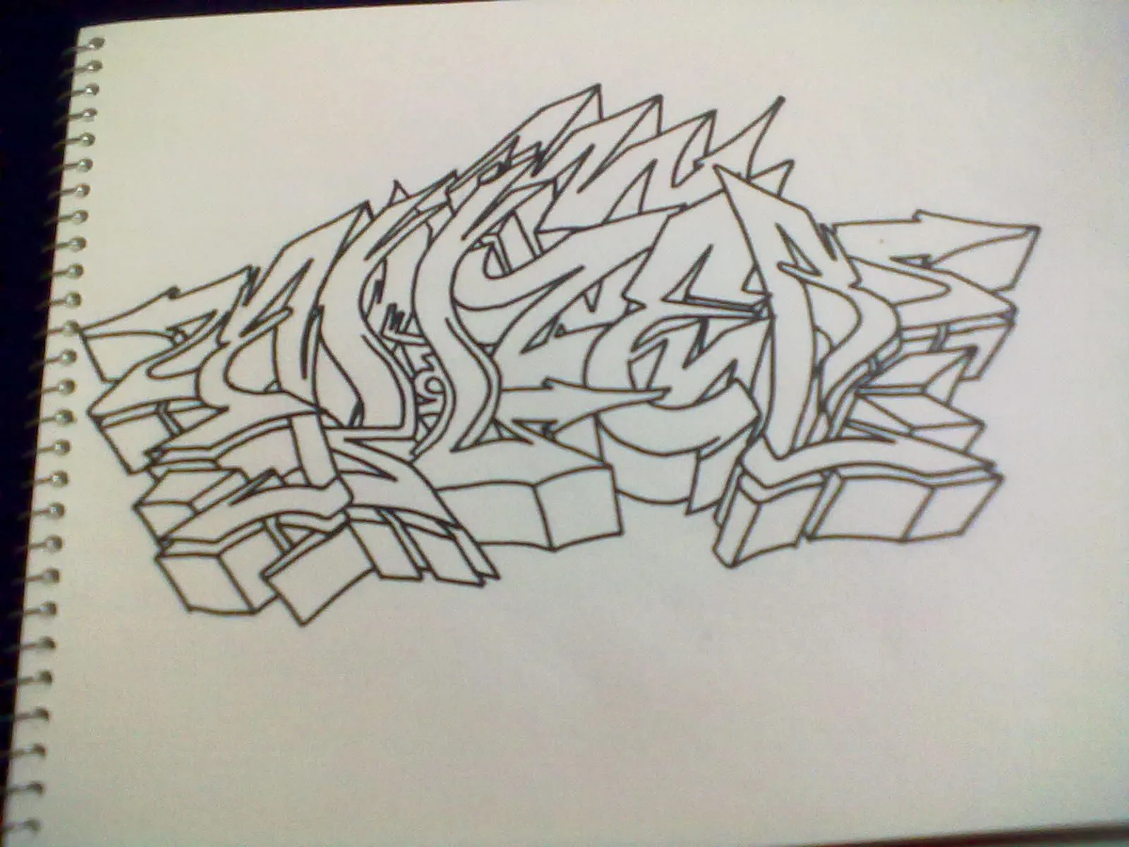 COMO HACER SOMBRA 3D PARA UN GRAFFITI WILDSTYLE!! ~ BLAZERONER