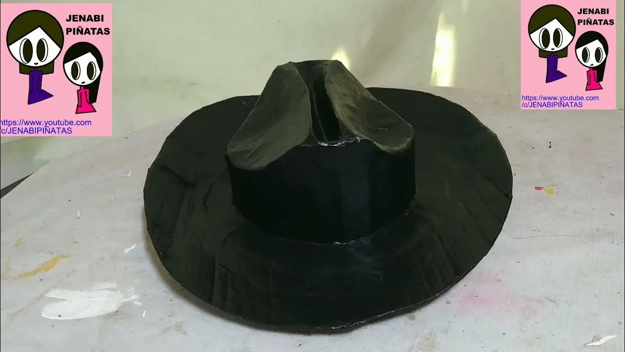 Como hacer sombrero de cartón, DIY. - YouTube