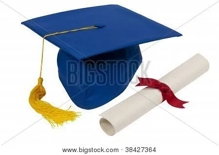 Sombrero de graduación con Diploma Fotos stock e Imágenes stock ...