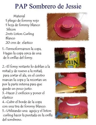 Como hacer el sombrero de Jessie de Toy Story | nanitaheart