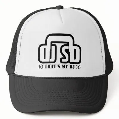 SOMBRERO DEL LOGOTIPO DE DJ SD GORROS de Zazzle.es 