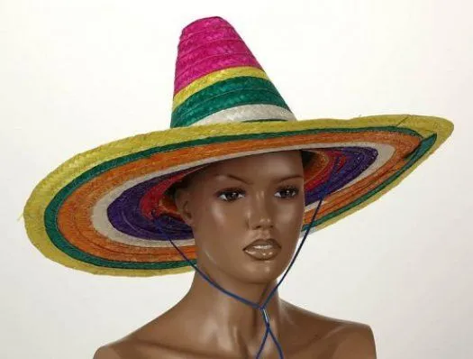 Sombrero mexicano diÁm50 ala 15cm 98205AT 3,