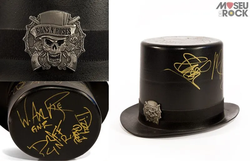 Sombrero de Slash de Guns'n'Roses firmado (1987) | Cliente ...