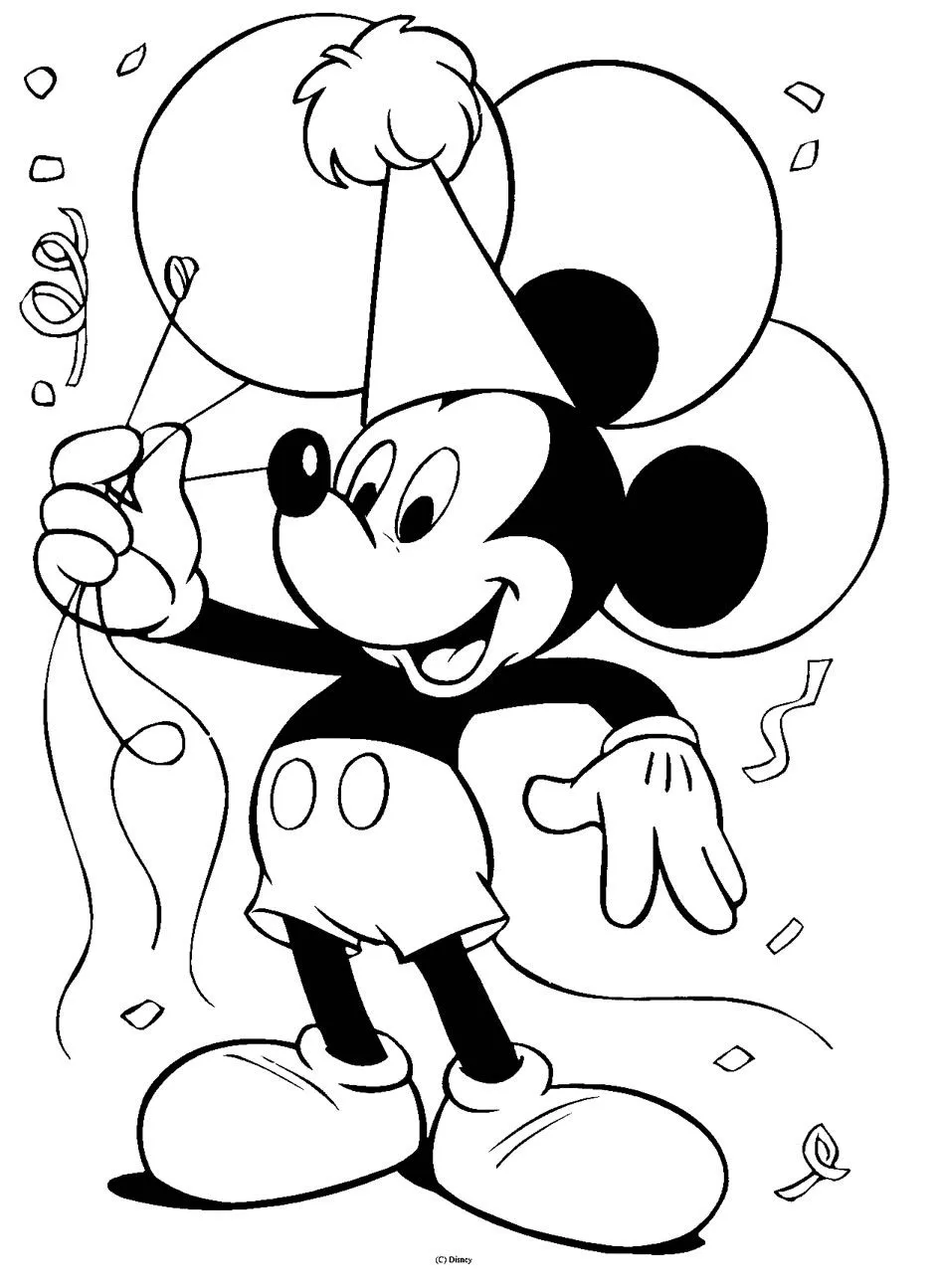 Sonhando com cores: Mickey - Disney - para colorir