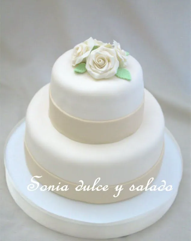 SONIA DULCE Y SALADO: TARTA DE BODA