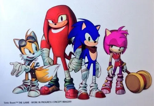 Sonic Boom - Nuevo diseño de Sonic y sus amigos | Jesulink.com